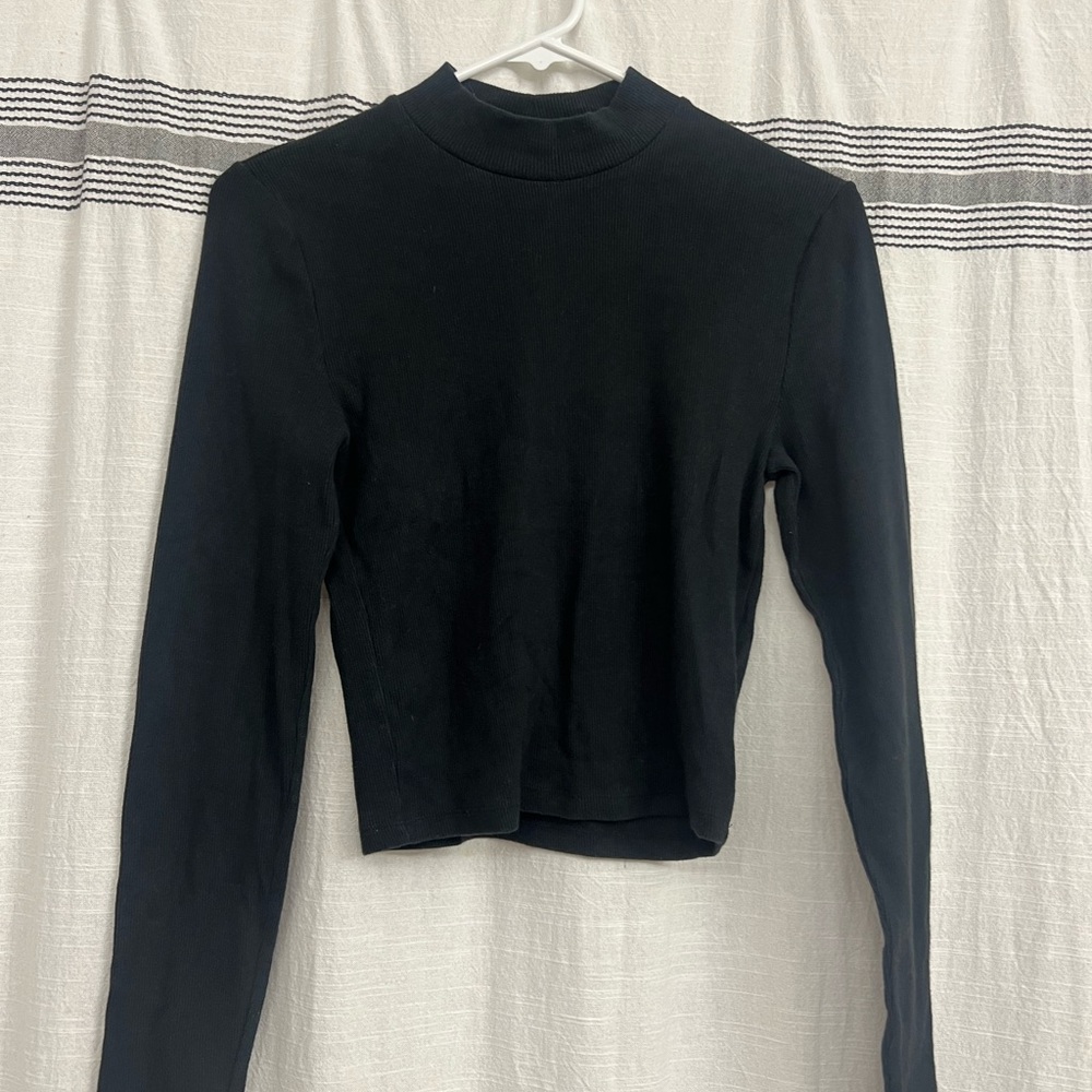 Abercrombie & Fitch Soft AF Ribbed Mock Neck